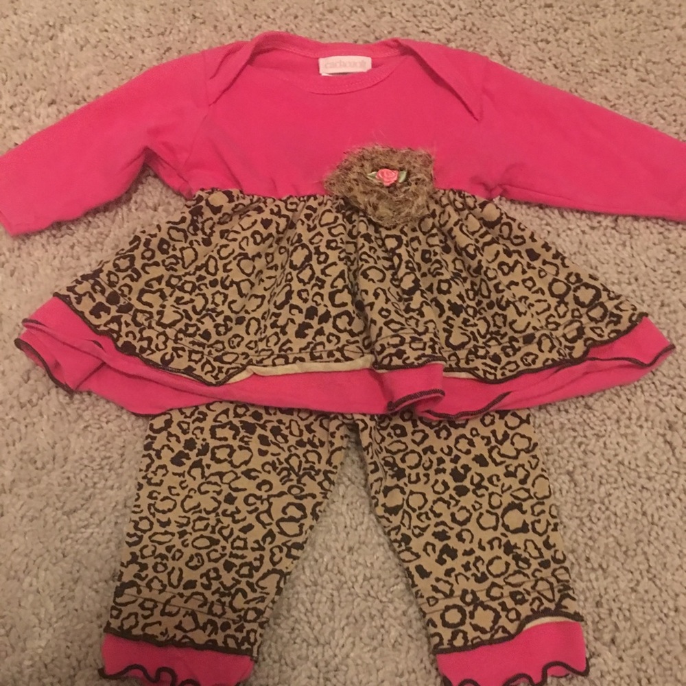 Cach Cach leopard 2 piece set